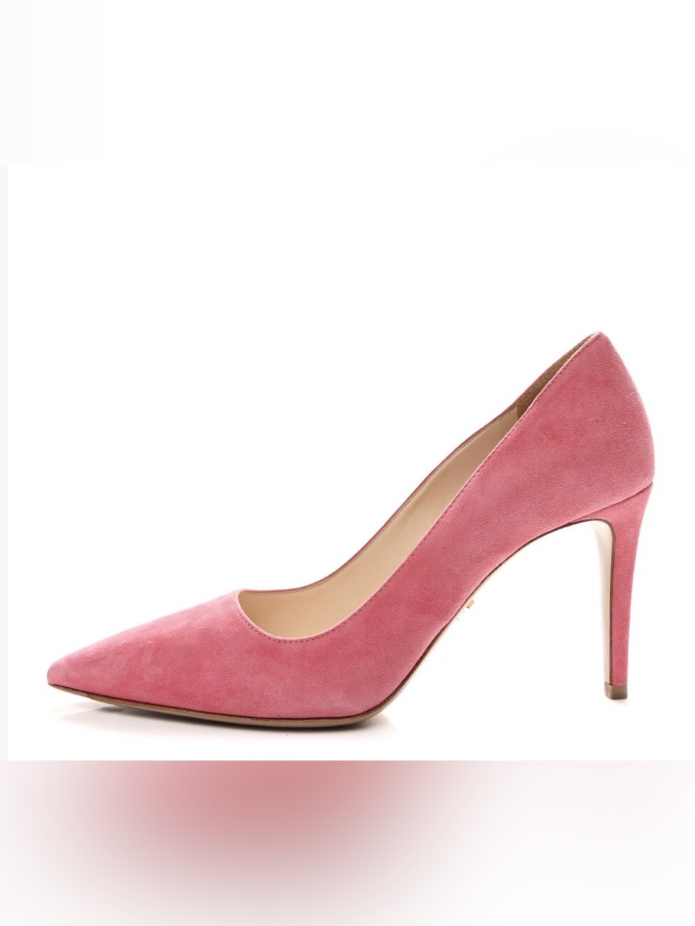 Prada Camoscio Basic 90mm Pumps 37.5 Geranio Heels